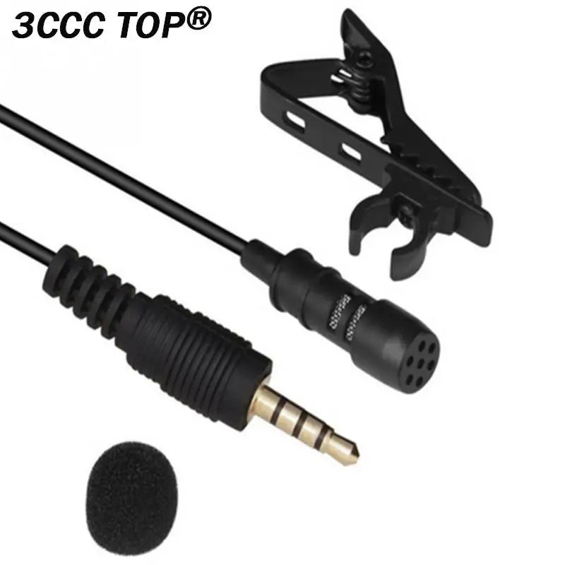 1 peça 3M Professionals Microfone de áudio automotivo com clipe de 3,5 mm e plugue de microfone estéreo com fio mini microfone externo para rádio DVD automotivo