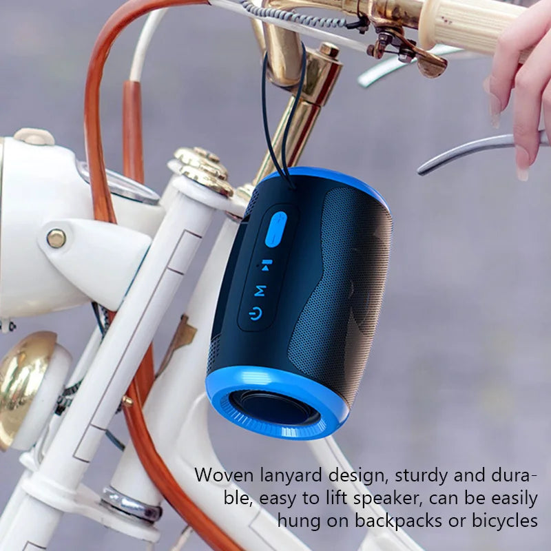 # TSN-1 Alto-falante portátil sem fio Bluetooth com modos FM/SD/USB/Aux estéreo 5.3 à prova d'água para som de alta fidelidade ao ar livre