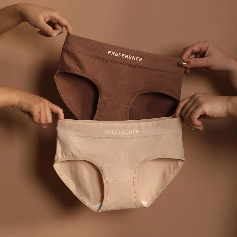 Conjunto de 3 peças de calcinhas femininas sem costura da moda, esportivas, macias, roupa íntima feminina, tamanho grande, sexy, algodão puro, íntima feminina