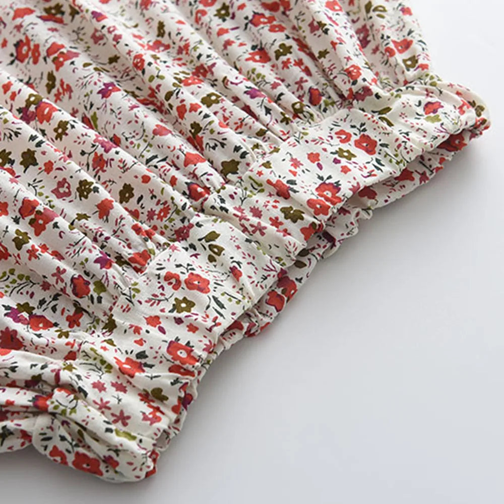 Melario Bebê Meninas Roupas de Verão Manga Voadora Tops Brancos com Shorts Xadrez Duas Peças Conjunto de Roupas Casuais para Meninas de 2 a 6 Anos