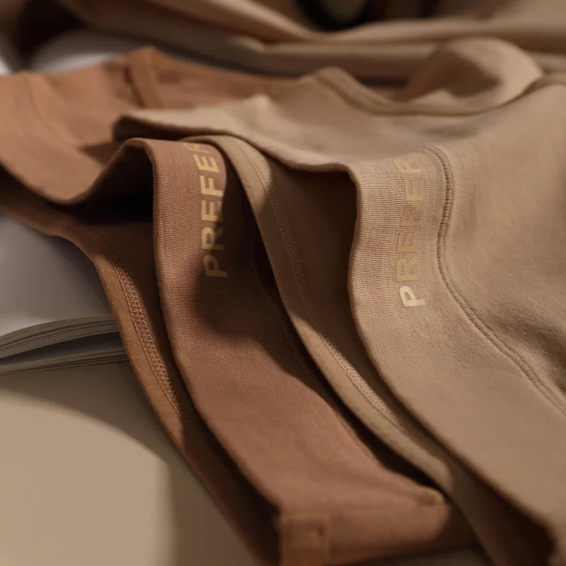 Conjunto de 3 peças de calcinhas femininas sem costura da moda, esportivas, macias, roupa íntima feminina, tamanho grande, sexy, algodão puro, íntima feminina