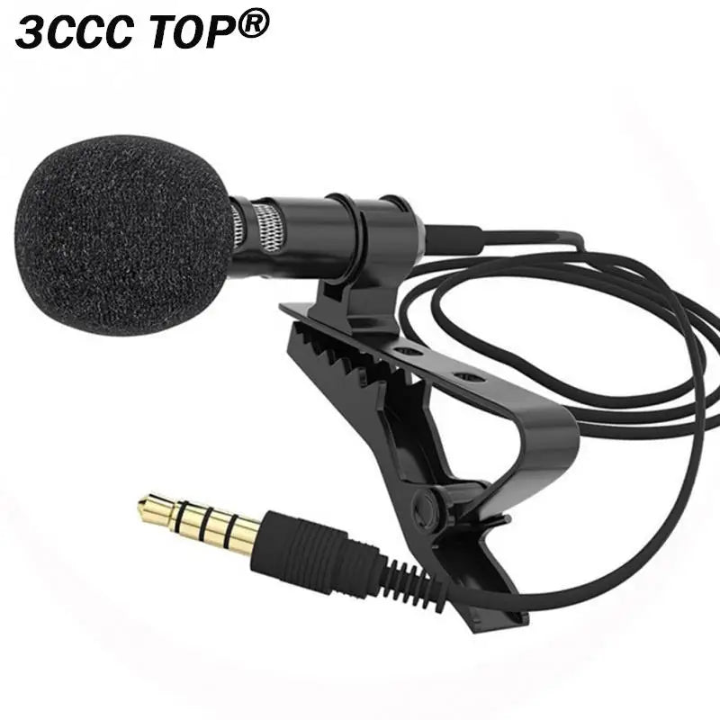 1 peça 3M Professionals Microfone de áudio automotivo com clipe de 3,5 mm e plugue de microfone estéreo com fio mini microfone externo para rádio DVD automotivo